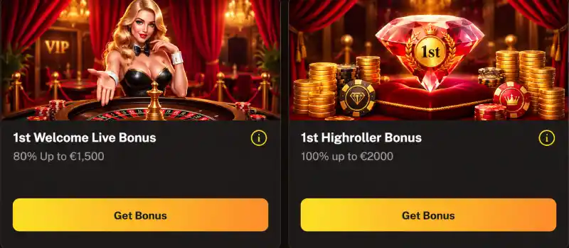 wildroyal casino live bonus